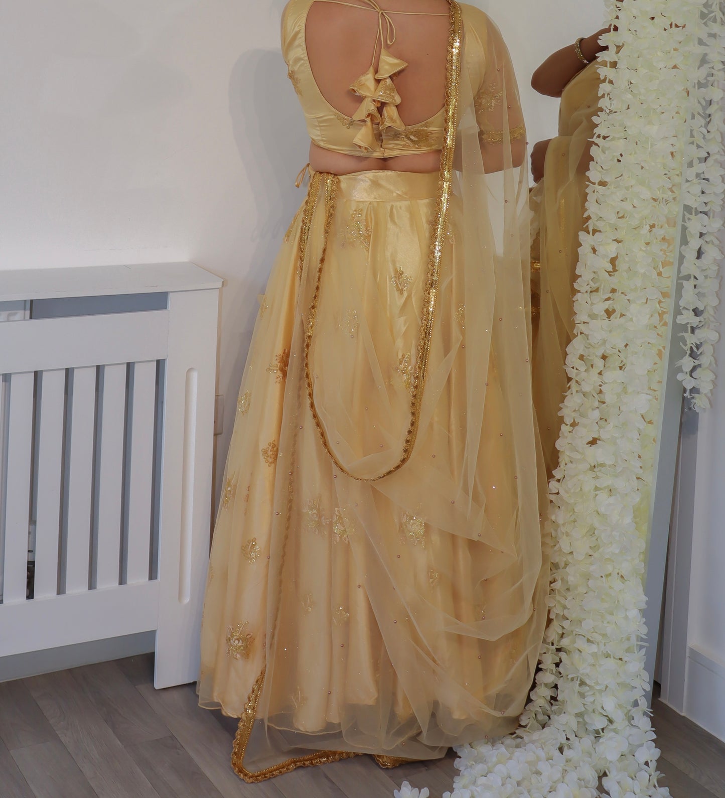 Royal gold lehenga set