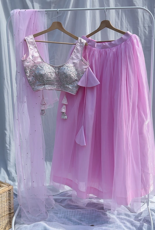 Pink lehenga set